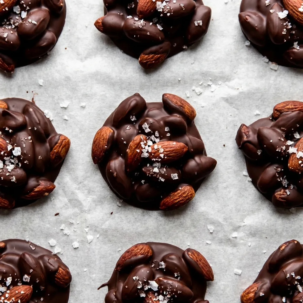 Clusters de chocolate con almendras
