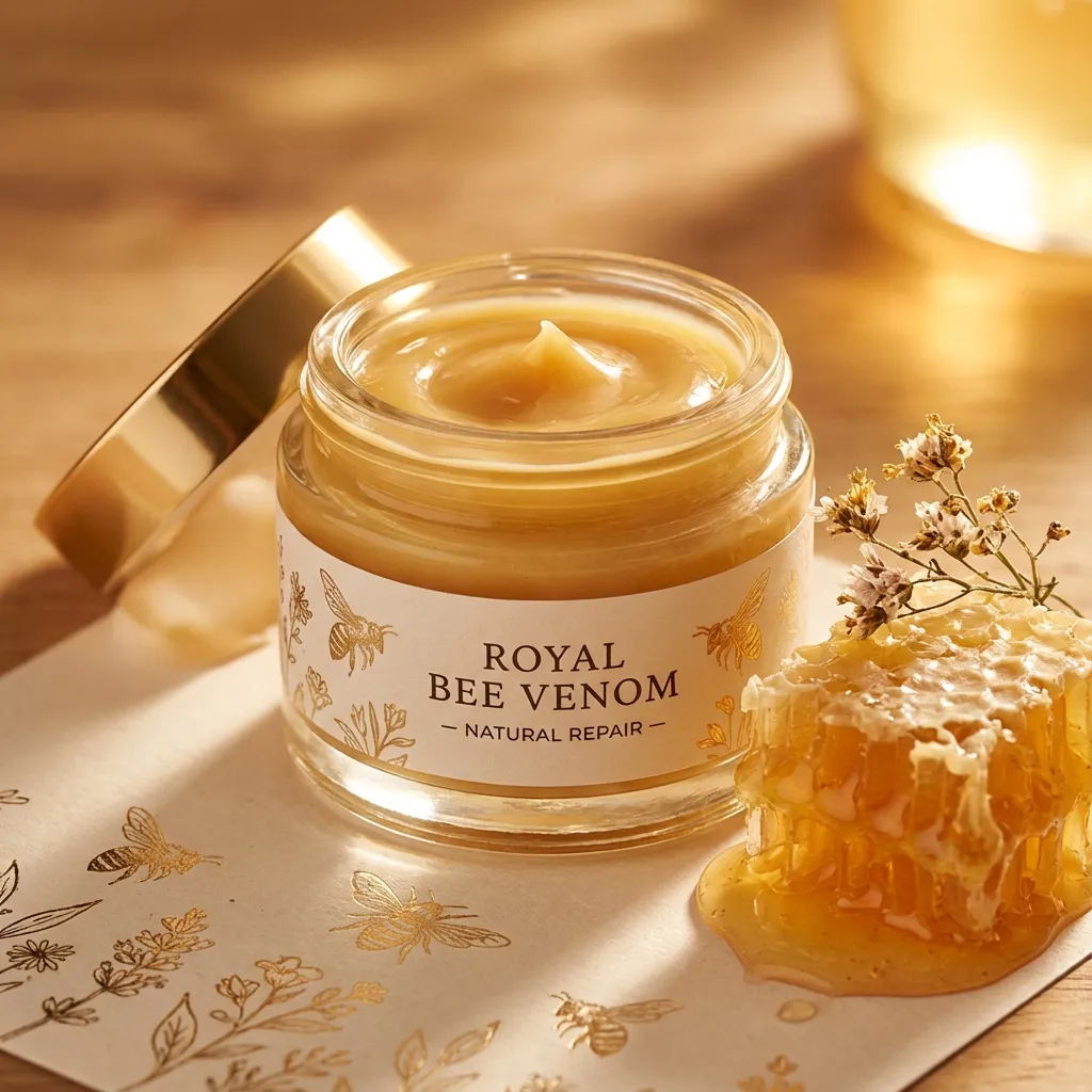 Crema facial con veneno de abeja